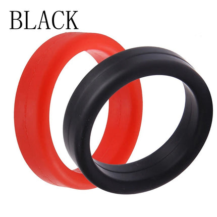 Super Soft Silicone Penis Ring Delay Ejaculation Ball Scrotum Stretcher Triple Cock Ring Cockring BDSM Sex Toys for Men