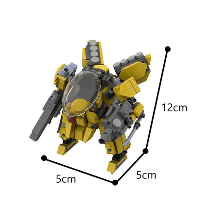 GSBAN Game AF-05 Fighter Armor War Machine Robots 321PCS MOC Model Building Blocks Toys for DIY Robots Toy  Gifts