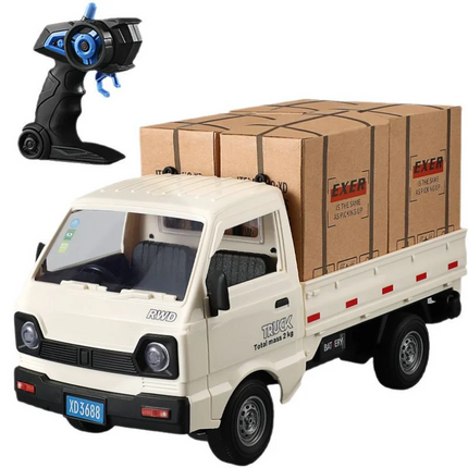 Spray Acousto-optic Remote Control Car Simulation Double Door Micro Card Drift Car Bread Truck Children's Toy Car