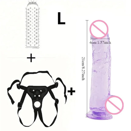 G Spot Stimulator Wearable Strap-on Penis for Lesbian Adult Standard Size Panties Strap-on Dildo Pants Strap Sex Toys for Women