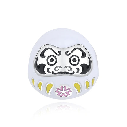 925 Sterling Silver Charms Beads Original Japanese Doll Fortune Cat Charm Fit Brand Bracelets Bangles DIY Jewelry For Women