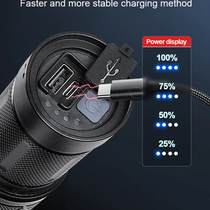 2026 NEW LED Handheld Flashlight Ultra-Bright 780000000LM 15000mAh USB Rechargeable High Strong Power Led Tactical Lantern