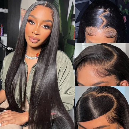 Bone Straight Glueless Wigs Human Hair Ready To Wear Brazilian Lace Front Human Hair Wigs 13x4 13x6 HD Lace Frontal Wig 5x5 Wig
