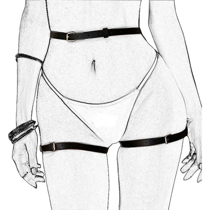 Adult Sex Toys BDSM Bondage Gear Adjustable Handcuffs Ankle Cuffs Open Leg Restraint Fetish Restraints Collar No Vibrators SM 18