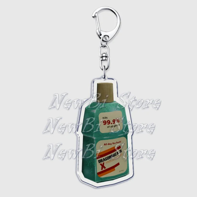 Hot Horror Game Mouthwashing Keychains for Accessories Bag Jimmy Curly Anya Daisuke Sallyface Swansea Keyring Jewelry Fans Gifts