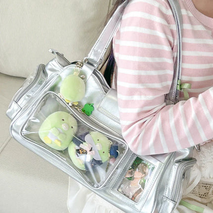 Original Daily underarm bags Versatile Messenger bags Transparent Bag for Female handbag designer bag