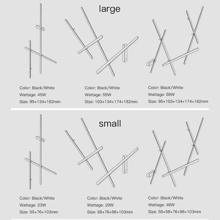 Modern Minimalist Black Line Long Wall Lamp Living Room Background Dining Bedroom Aisle Interior Decor LED Designer Wall Light