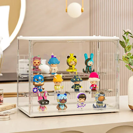 Acrylic Organizer for Collectible Figure and Blind Box Toy Large-Capacity High Definition Transparent Miniature Display Shelves