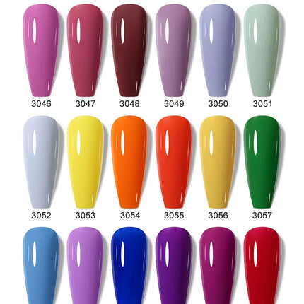 Arte Clavo Glitter Gel Nail 15ml Semi Permanent Soak Off UV Gel Varnish Nail Manicure Top Base Coat Gel Polish Art Decoration