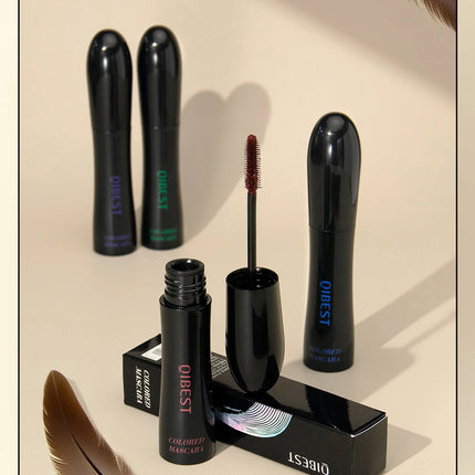 Chocolate Brown Mascara Colorful Curling Eyelash Extension Waterproof Fast Drying Lengthening Eye Black Lashes Makeup Lasting