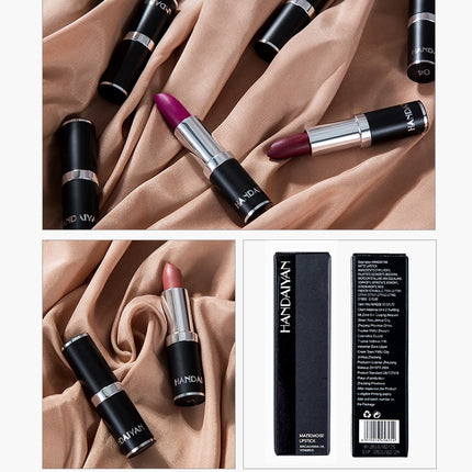 12 Colors Matte Lipstick Long Lasting High Pigment Velvet Soft Full Coverage Lip Makeup Nude Red Sexy Women Beauty Cosmetics