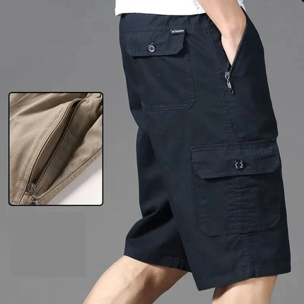 Big Size Men's Sports Casual Shorts Fashion Loose Straight Cargo Shorts Cotton Comfortable Beach Running Short Pants