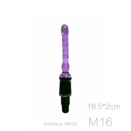 FREDORCH Sex Machine Attachments Fascia Gun Massage Head to Silicone Dildo Sex Toys for Men Women Vibrators Penis Masturbation