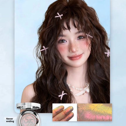Sheeneffect Monochrome Eyeshadow Chameleon Glitter Shimmer Eye Shadow Highgloss Long Lasting Eye Makeup