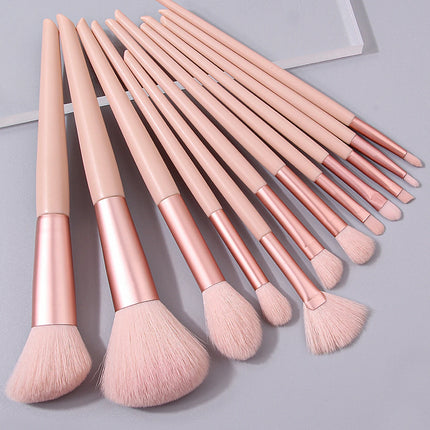 New 13 Pcs/set In Barrels Makeup Brushes Set Powder Foundation Blush Contour Eyeshadow Brow Lashes Cosmetic Brushes Beauty Tools