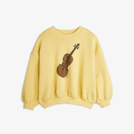2025 New Children's Set Fashion Cartoon Violin Print Girl Sweatshirt Pants Set Korean Boy Hoodie Pullover Kids Clothes Girls
