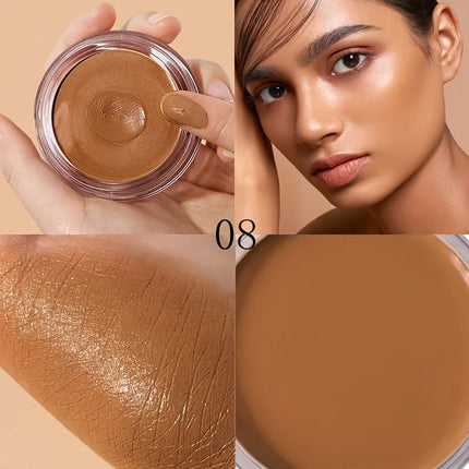 Full coverage foundation - matte finish, creamy texture, strong coverage, moisturizing, oil control, pore minimizing, non-greasy