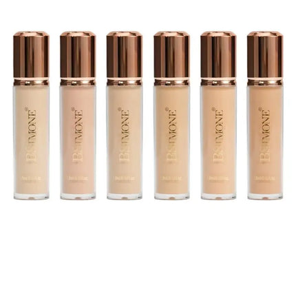 [TE1] BSIMONE Face Liquid Foundation Base Full Coverage Oil-Control Long Wear Smooth Lightweight Natural Cover Waterproof Matte