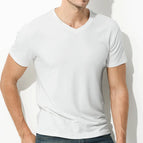 White V neck / XXL