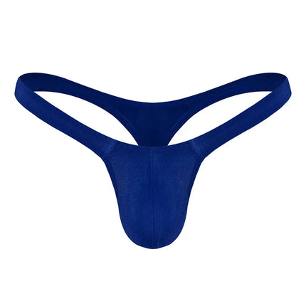 Sexy Solid Color Thongs Low-Rise Simple T-Back Thong Bluge Pouch Briefs G-String Bikini Underwear Man Thong For Men