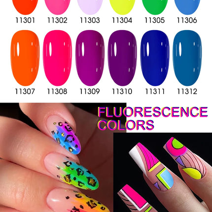 Arte Clavo Colourful Gel Nail Polish Nail Art Gel Varnishes Macaron Color Nail Semi Permanant Soak Off LED UV Gel Nail Varnishes