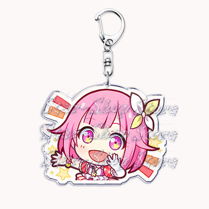 VIRTUAL SINGER Wonderlands Showtime Keychains Keyrings for Accessories Touya Emu Rui Akito Tsukasa Key Chain Jewelry Fans Gifts
