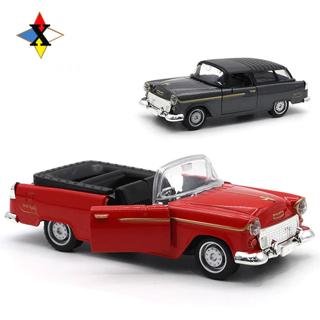 Alloy Classic car model Children's toy car decoration Pull back ejection car model boy's birthday gift Die cast car model toy