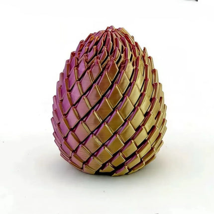 3D Printed 7.5/5.5CM Twisted Dragon Egg Toy Spiral Stress Relief Sensory Toy Christmas Birthday Party Gifts Multi-color Fidget