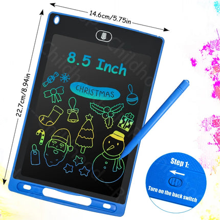 8.5 inch Electronic Writing Board Drawing Tablet LCD Screen Handwriting Pad Writing Digital Graphic Toys for kids Christmas gift