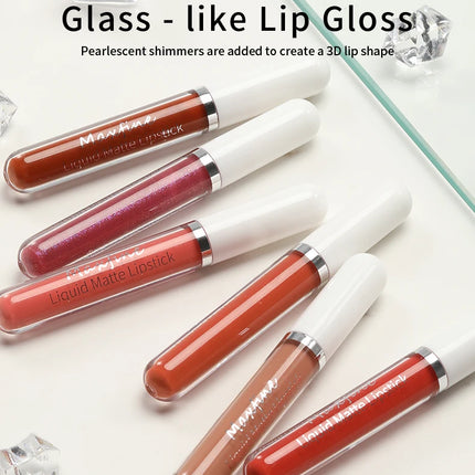Water gloss mirror lip gloss moisturizing application without showing lip lines versatile for daily use