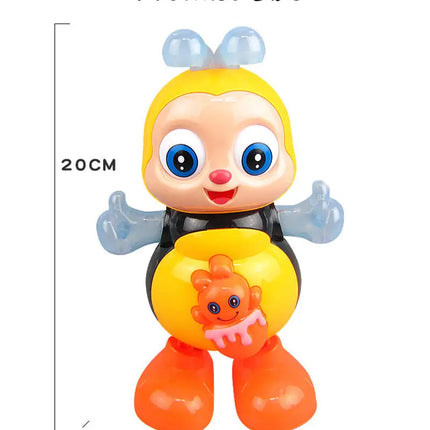 Kawaii Dancing Bee Toys Musical Interactive Bees With Lights And Music Educational Cartoon Toys For Adults Music Toy Gifts