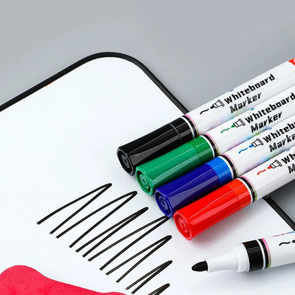 1/4pcs White Board Marker Pens Erasable Water-Based Marker Pens For Teaching Recommended Office Supplies A7932