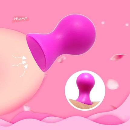 2Pcs Nipple Sucker Set G Spot Nipple Pump with Suction Cup Breast Massager Clitoris Stimulator Soft Sex Toys for Women