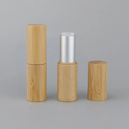 Bamboo 12.1mm Empty Lipstick Tubes Lipblam Bottles Packaging DIY Lipstick Bottles Package Lipgloss Makeup Packing