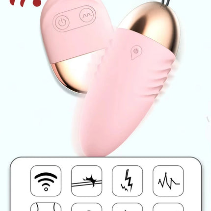 Wireless Jump Egg Vibrator Adult Sex Toys With Wireless Remote Control Waterproof Egg Vibrating Body Massager