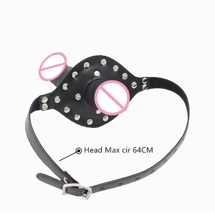 Double-Ended Mouth Gag Strapon Dildo Plug Bdsm Bondage Deep Throat Penis Harness Erotic Product Sex Toys for Couples Adult Games