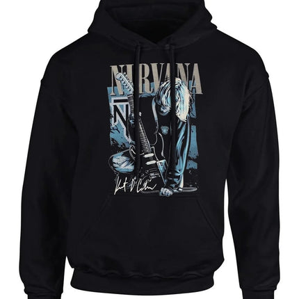 Classic Rock Band Nirvana Kurt Cobain Graphic Print Hoodie Men Women Loose Oversize Sweatshirt Streetwear Harajuku Wind Pullover