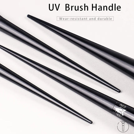 Kat Von D- Makeup Brush 10 Foundation Brush Soft Fiber Hair Elegant Black Handle Brand Makeup Brushes for Woman