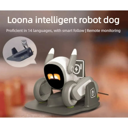 Smart Pet Robot | AI Interactive,Gesture Control,Voice Commands,Home Monitoring,Multilingual Support,Children's Companion