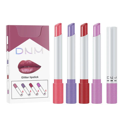 4Pcs/set Makeup Lipstick Korean Cosmetics Sexy Lipstick Set Lip Tint Lip Gloss Waterproof Maquillaje Matte Long Lasting Make Up