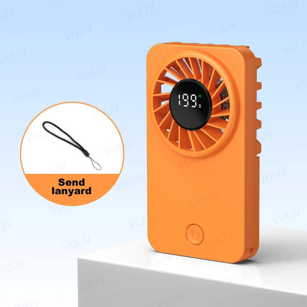 VUUV Small Fan Refrigeration Air Conditioner Portable Silent High-speed High Wind Power USB Charging Fan Handheld