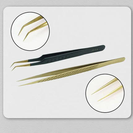 False Eyelash Tweezers For Fake Eyelashes Extensions Individual Curved Strip Lashes Eyebrow Hair Clip Tongs Nail Art Makeup Tool