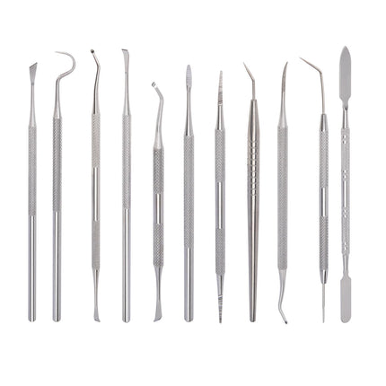 1pcs Tartar Scraper Scaler Plaque Remover Dental Mirror Teeth Pick Spatula Dentist Hygiene Oral Care Kit Tooth Cleaning Tool