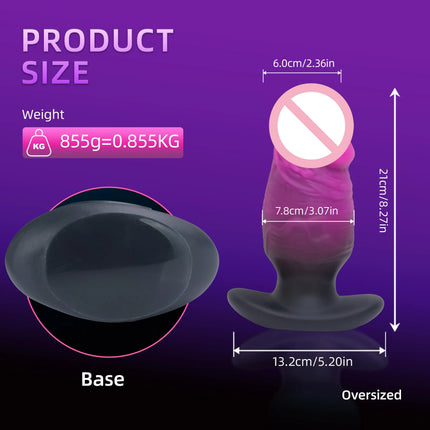 Dildo Anal Plug Huge Real Penis 4 Size Wearable Sex Toys For Men Women Butt Massager Soft Silicone With T Base Penetration Anal
