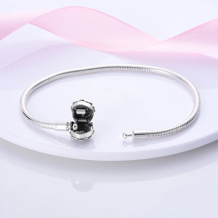925 Sterling Silver Bracelets 17-20CM Original Leaf Clover Butterfly Heart Bracelet Fit DIY Charms Beads Fashion Women Jewelry