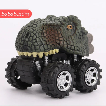 Dinosaur Toys Pull Back Cars Mini Monster Truck Car Toy Set for Kids Toddlers Boys Girls Gifts