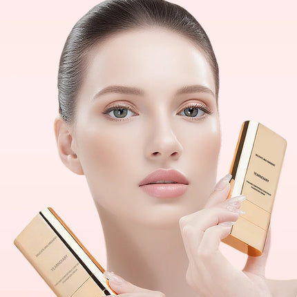 2-in-1 Concealer Foundation Stick - Long-Lasting Full Coverage, Lightweight & Moisturizing, Dual-Ended for Easy Application