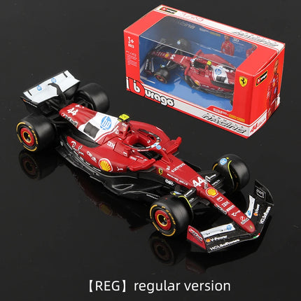 Bburago 1:43 2025 Ferrari SF25 F1 Racing Formula Car #16 Leclerc #44 Hamilton Static Simulation Diecast Alloy Auto Model