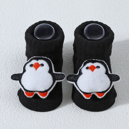 Cute Cartoon Bear Lion Panda Baby Socks For Boys Girls Spring Autumn Soft Cotton Solid Newborn Infant Tube Sock Kids Socken