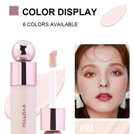 5.5g Smooth Liquid Concealer Cream Long Lasting and Waterproof Foundation Moisturizing Makeup Base Full Coverage Face Make Up